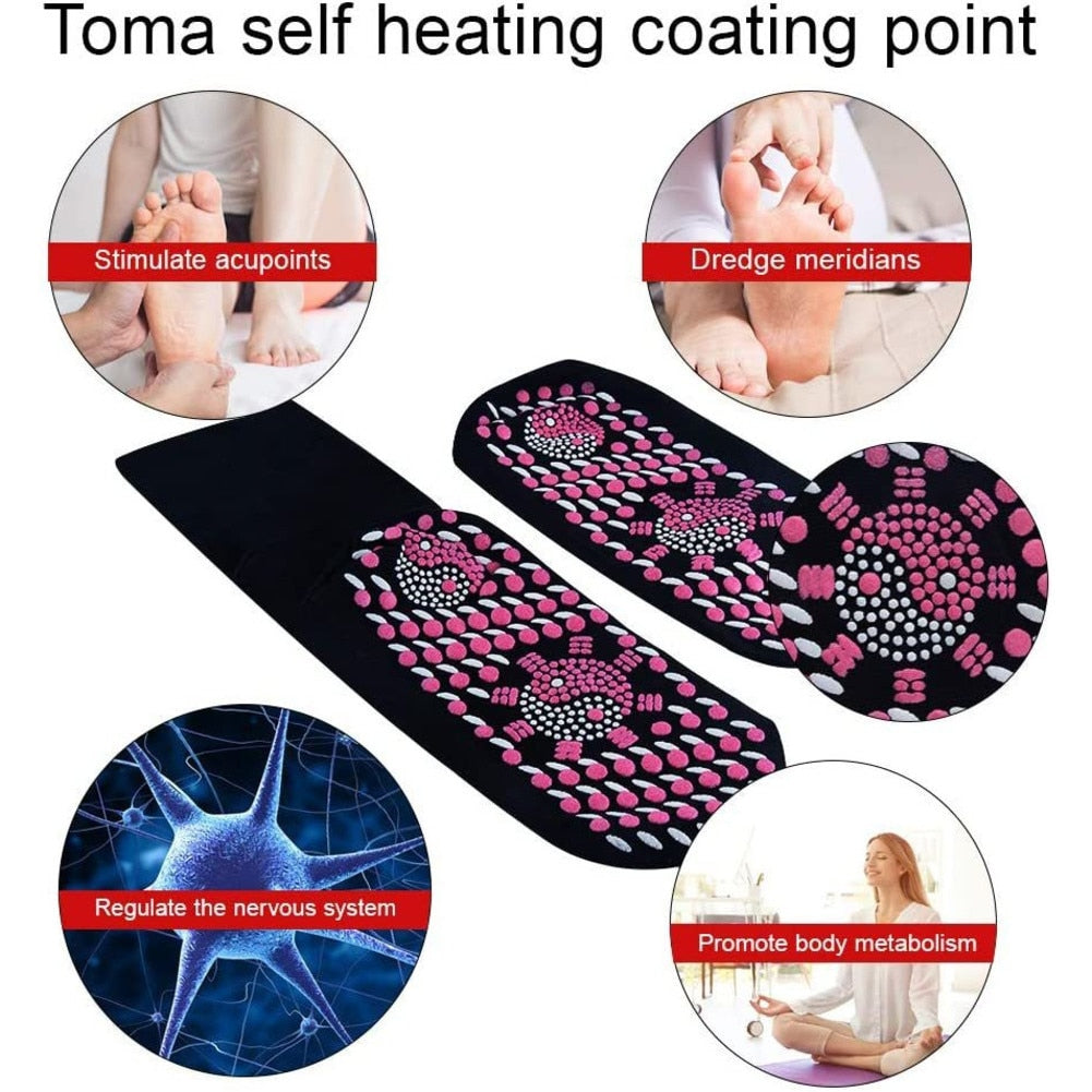 Magnetic Sock Self Heating Therapy Magnetic Therapy Pain Relief Socks Self-Heating New Fir Tourmaline ShopOnlyDeal