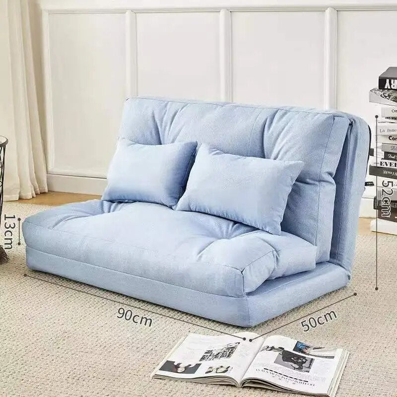 Foldable Lazy sofa bed double apartment sofa detachable bedroom floor comfortable sofa bed furniture living room recliner sofa ShopOnlyDeal