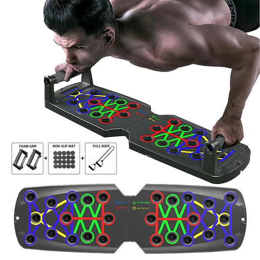Folding Push-up Board Support Muscle Exercise Multifunctional Table Portable Fitness Equipment Abdominal Enhancement Support ShopOnlyDeal