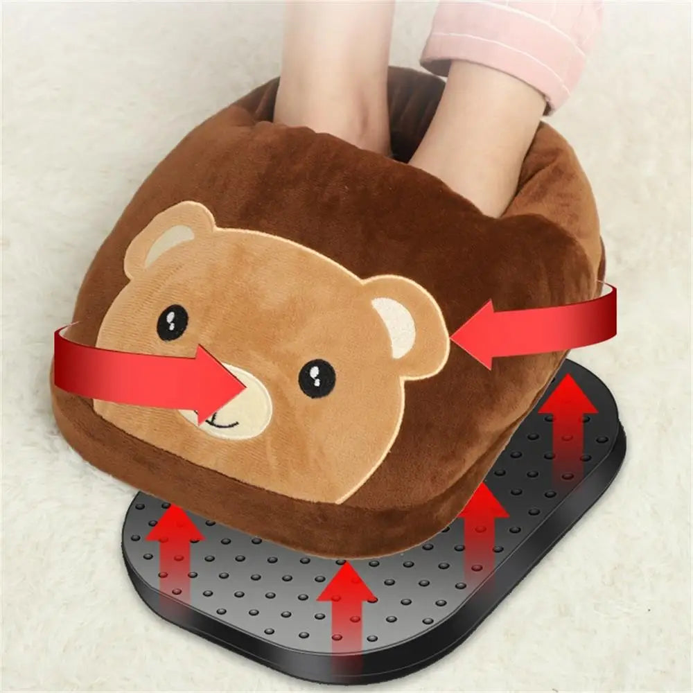 Cute Foot Warmer 3 Modes Timing Constant Temperature Power Saving Safe Electric Warm Heating Pad Electric Washable USB Winter Heater ShopOnlyDeal