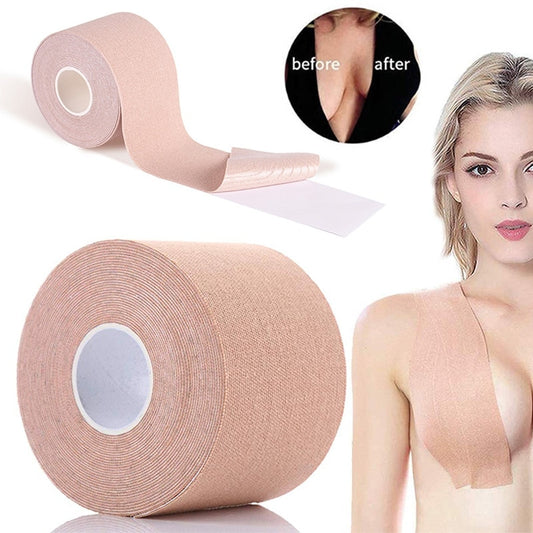 Breast Lifting Free to Cut Anti Exposure Force Cloth Lifting Roll Large Chest and Breast Lifting Stickers Tape ShopOnlyDeal