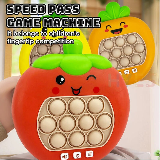 Fruit Limited Quick Pop Push Game Machine Kids Squeezing Bubbles Fidget Anti Stress Toy Gifts Christmas For Children Adults Boys ShopOnlyDeal