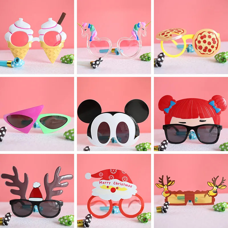 Funny Crazy Party Glasses Novelty Costume Party Carnival Glasses Hawaii Sunglasses Holiday Dress Up Kids Photo Props Deco Festival Supplies ShopOnlyDeal