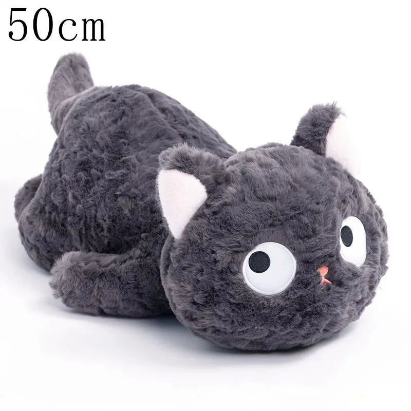 Funny Three Poses Fat Black Cat Plush: Lifelike Stuffed Animal Toy for Children - Perfect Xmas and Birthday Gift for Boys and Girls ShopOnlyDeal