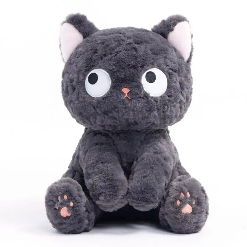 Funny Three Poses Fat Black Cat Plush: Lifelike Stuffed Animal Toy for Children - Perfect Xmas and Birthday Gift for Boys and Girls ShopOnlyDeal