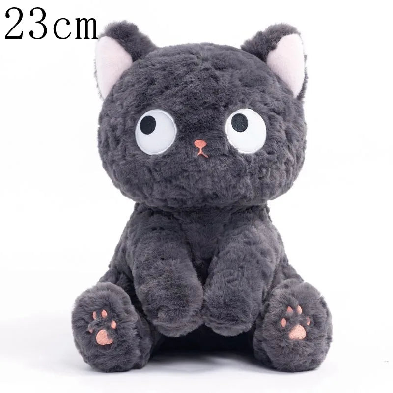 Funny Three Poses Fat Black Cat Plush: Lifelike Stuffed Animal Toy for Children - Perfect Xmas and Birthday Gift for Boys and Girls ShopOnlyDeal