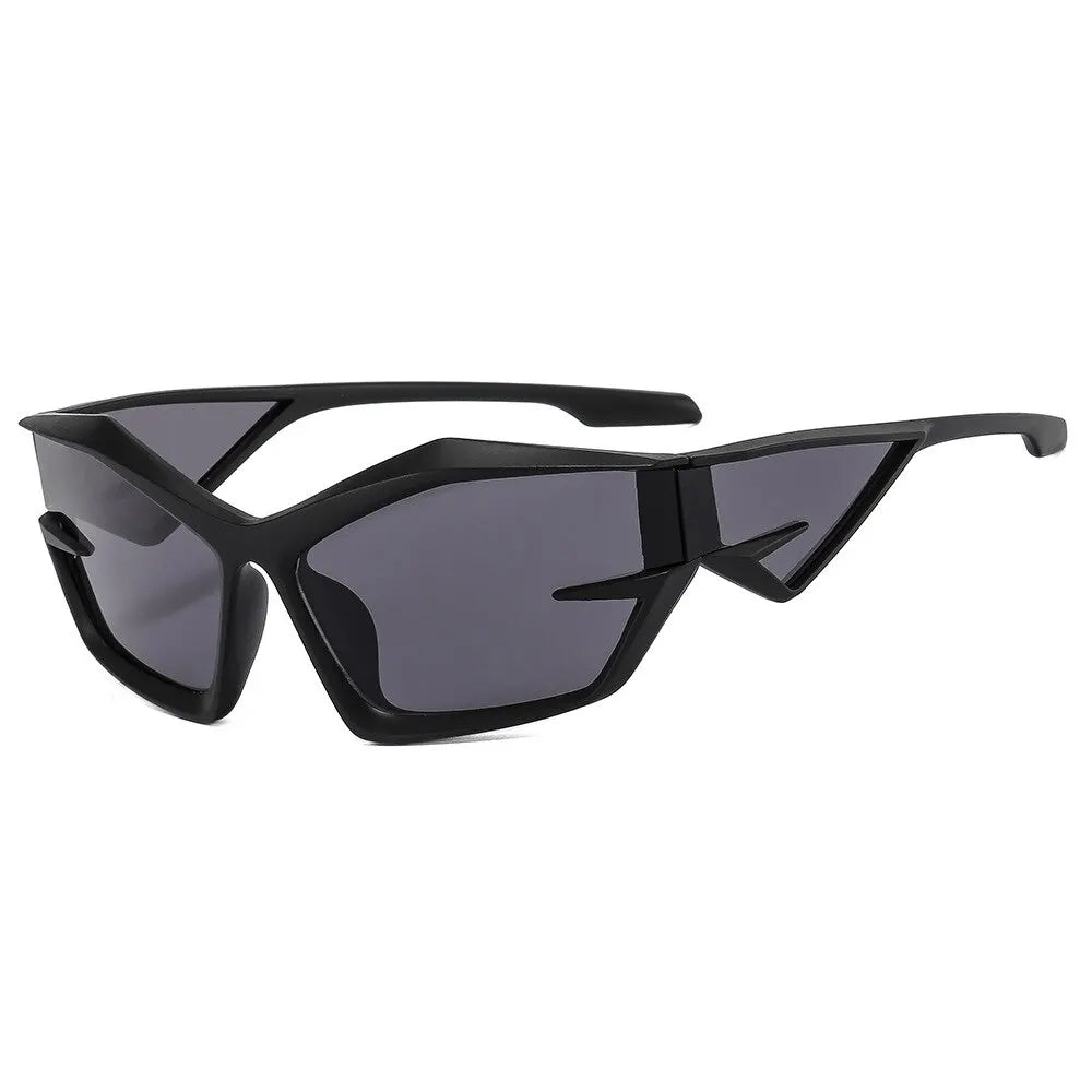 Steampunk Futuristic Sunglasses Men's European and American Personality Glasses Cyberpunk Fashion Sunglasses UV Protection ShopOnlyDeal