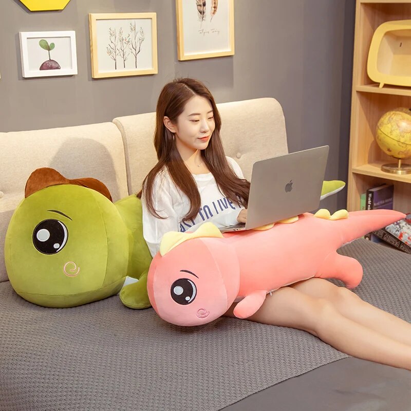 Giant Big Eyes Dinosaur Plush Toy Soft Stuffed Cartoon Animal Dinosaur Doll Girlfriend Sleeping Pillow Baby Kids Birthday Gift ShopOnlyDeal