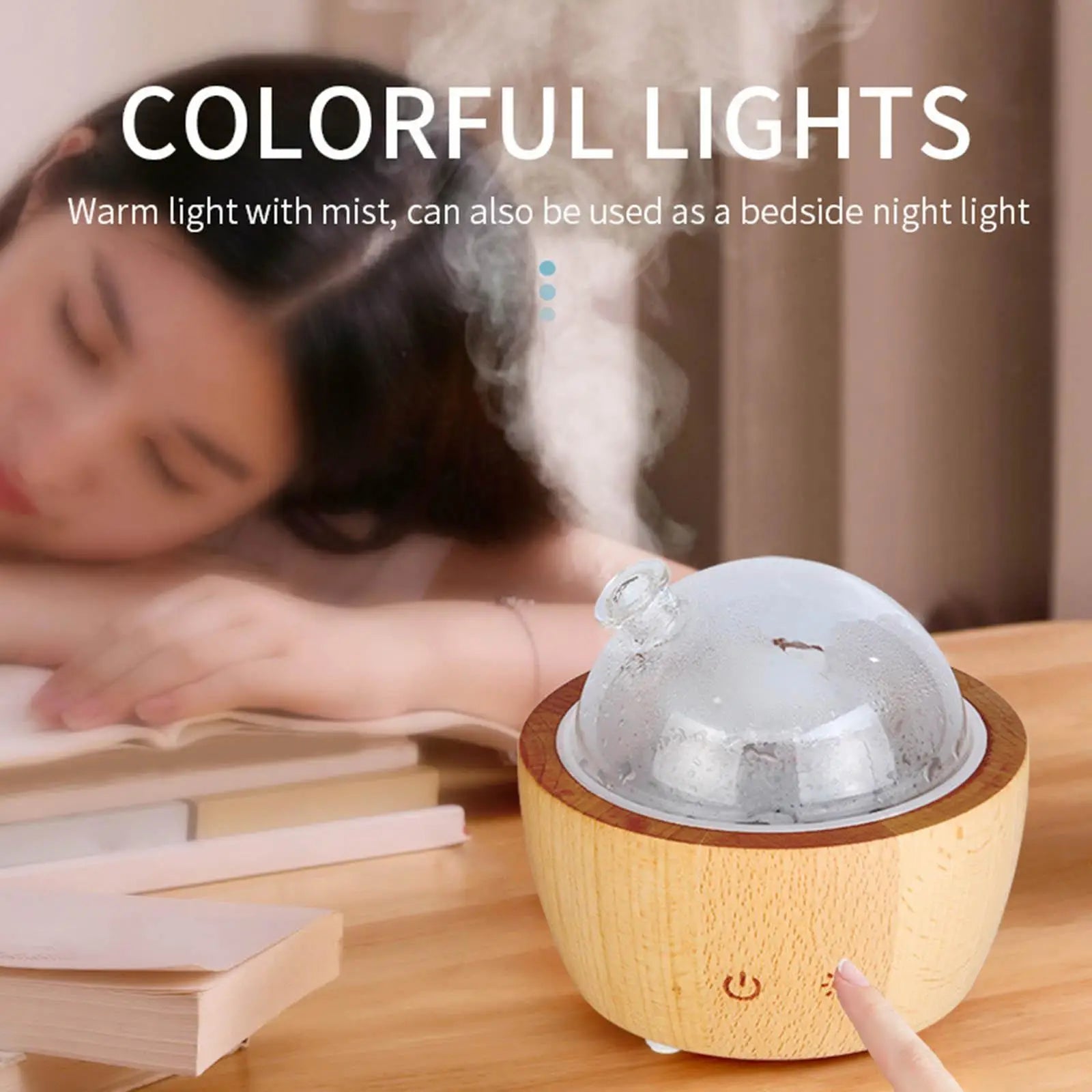 Glass Essential Oil Diffuser Humidifier Sprayer Portable Home Bedroom Large Room Fragrance Perfumes Diffuser for Yoga Office ShopOnlyDeal