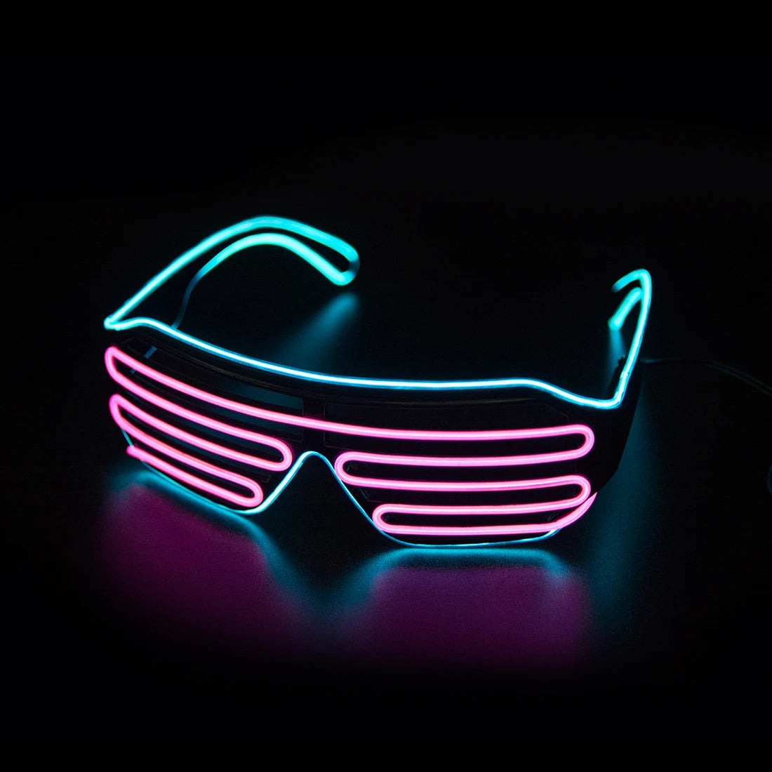 Glowing Glasses LED Luminous Bril Neon Christmas Glow Sunglasses Flashing Light Glass for Party Supplies Prop Costumes New ShopOnlyDeal