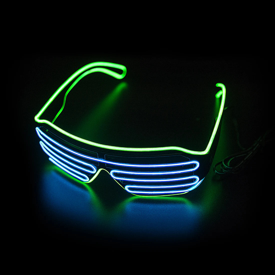 Glowing Glasses LED Luminous Bril Neon Christmas Glow Sunglasses Flashing Light Glass for Party Supplies Prop Costumes New ShopOnlyDeal