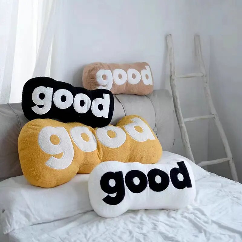 Good Nordic Modern Style Pillow Stuffed Alphabet Plush Pillow for Sofa Waist Office Cushion Kids Toy Gifts Home Decoration ShopOnlyDeal