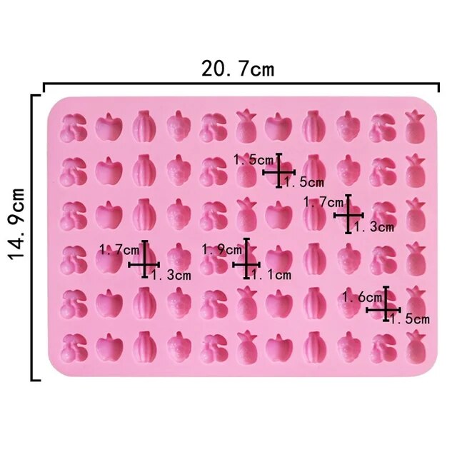 Gummy Bear Mold Silicone Chocolate Mold with Dropper DIY Dinosaur/Bear/Heart and Mini Donuts Valentine's Day Party Baking Mold ShopOnlyDeal