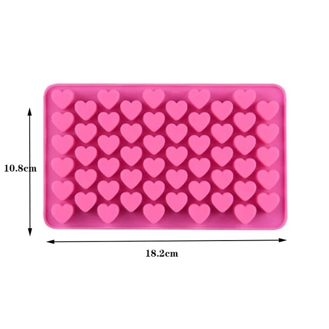 Gummy Bear Mold Silicone Chocolate Mold with Dropper DIY Dinosaur/Bear/Heart and Mini Donuts Valentine's Day Party Baking Mold ShopOnlyDeal