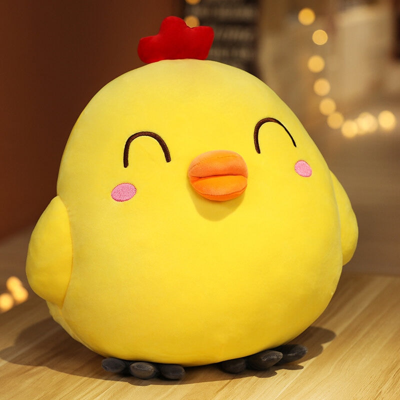 Cute Chicken Plush Toys Kawaii Cartoon Little Yellow Chicken Doll Soft Stuffed Chick Animal Pillow Xmas Gifts for Kids 25-65cm ShopOnlyDeal