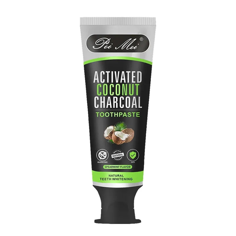 Activated Coconut Charcoal Toothpaste - Remove Tooth Stains and Dark Pigments - Enhance Coffee, Cigarette, and Tea-Stained Teeth - 100g Toothpaste ShopOnlyDeal