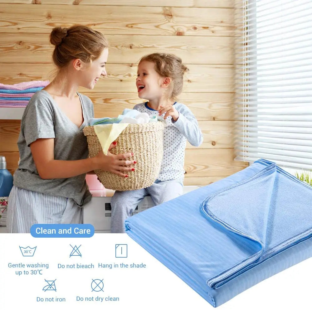 XL King Size 71x79'' Large Twin Cooling Blanket Throw Q-Max 0.4 Cooling Fiber Absorb Heat Washable Cover Over Blankets Summer ShopOnlyDeal