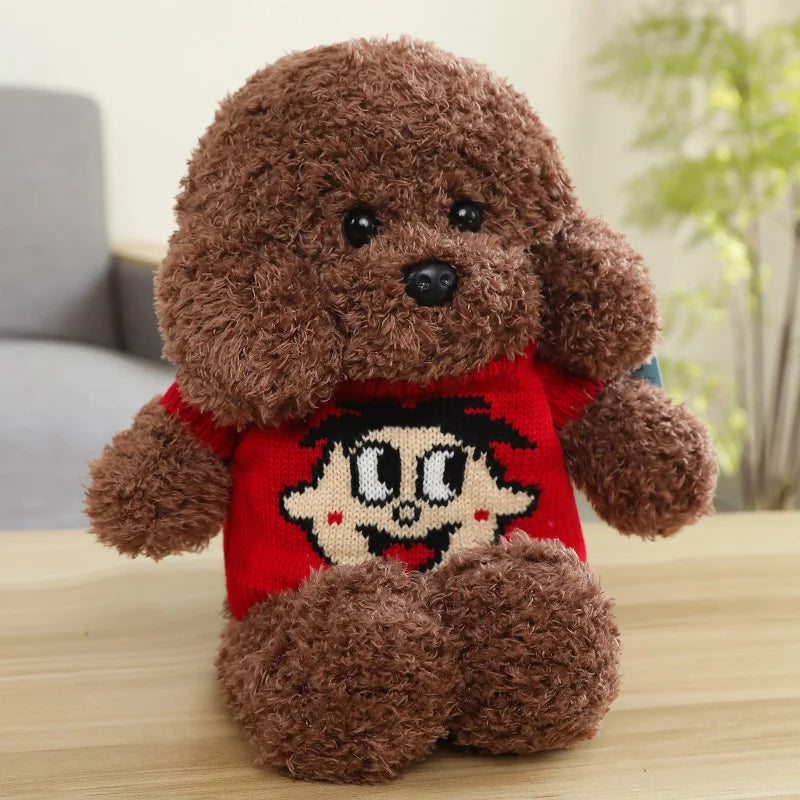 Adorable Teddy Dog Plush Toy - Large Stuffed Animal, Kawaii Body Pillow, Perfect Birthday Gift for Kids 🧸🎁🐶 ShopOnlyDeal