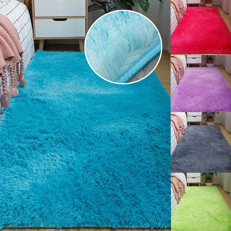Plush Fur Carpet Soft Long Hair Imitation Wool Pad Rugs Bedroom Bedside Floor Mat Sofa Cushion Living Room White Rugs ShopOnlyDeal