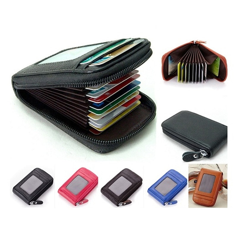 Travel Journey Bank Card Organizer Wallet Passport ID Card Holder Ticket Credit Card Bag Case Zipper ShopOnlyDeal