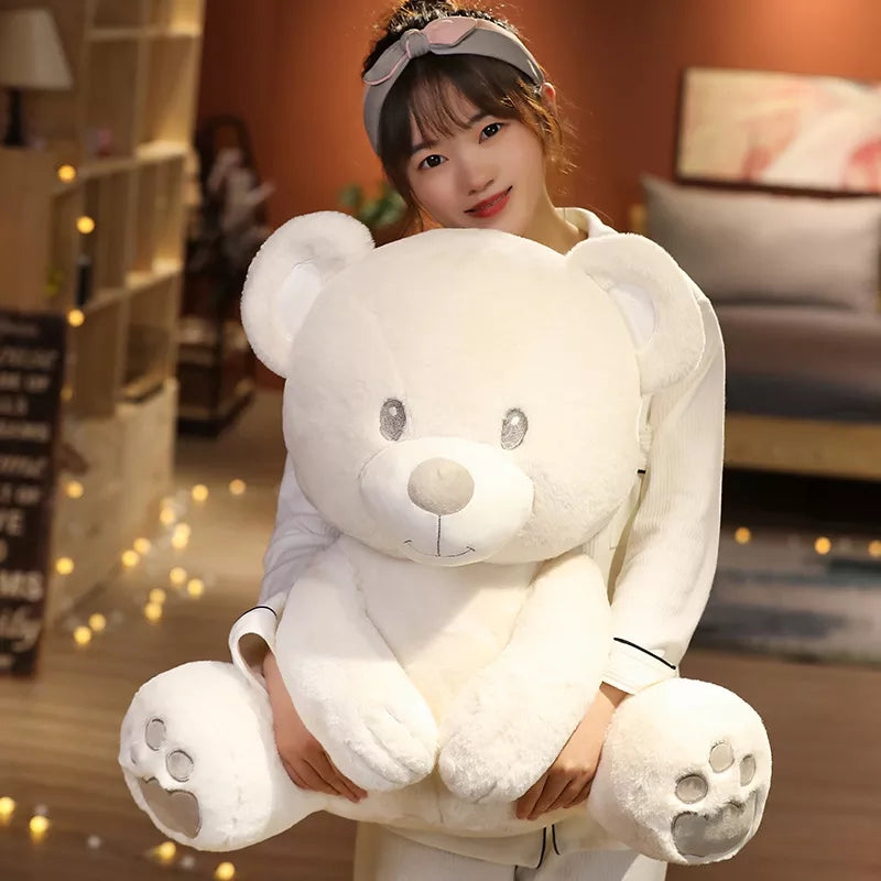 Hot Nice 1pc 25cm/40cm Huggable Stuffed High Quality Classic White Teddy Bear Plush Toys Cute Dolls Lovely Gift for Girls ShopOnlyDeal