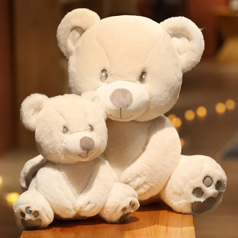 Hot Nice 1pc 25cm/40cm Huggable Stuffed High Quality Classic White Teddy Bear Plush Toys Cute Dolls Lovely Gift for Girls ShopOnlyDeal