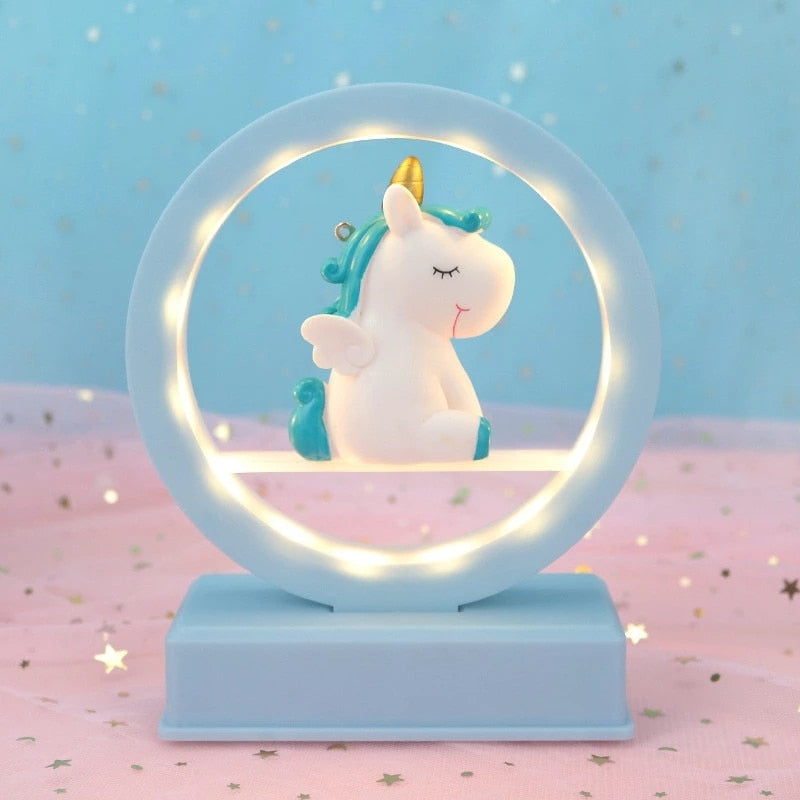 Unicorn LED Night Light - Creative Battery-Operated Lamp for Bedroom Decor ShopOnlyDeal