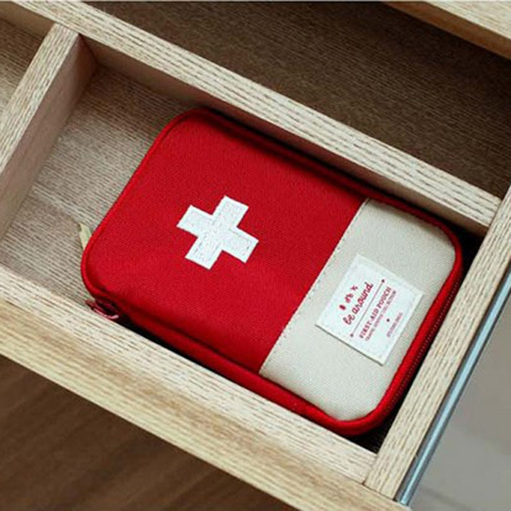 Cute Mini Portable Medicine Bag First Aid Kit Medical Emergency Kits Organizer Outdoor Household Medicine Pill Storage Bag ShopOnlyDeal