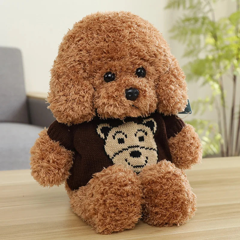 Adorable Teddy Dog Plush Toy - Large Stuffed Animal, Kawaii Body Pillow, Perfect Birthday Gift for Kids 🧸🎁🐶 ShopOnlyDeal