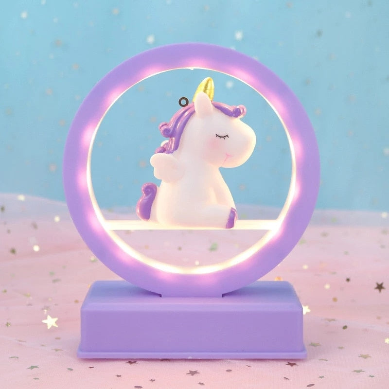 Unicorn LED Night Light - Creative Battery-Operated Lamp for Bedroom Decor ShopOnlyDeal