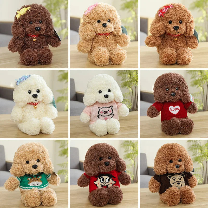 Adorable Teddy Dog Plush Toy - Large Stuffed Animal, Kawaii Body Pillow, Perfect Birthday Gift for Kids 🧸🎁🐶 ShopOnlyDeal