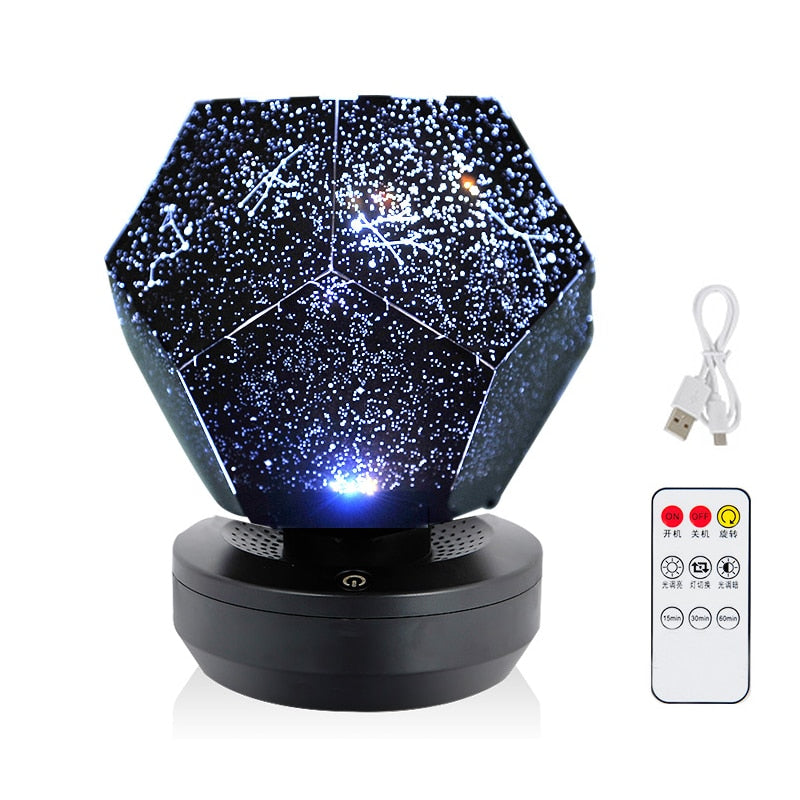 Galaxy Projector - Nightlights Star Light Space - Rechargeable Lamp for Decoration  -Bedroom Gift Children Night Light ShopOnlyDeal