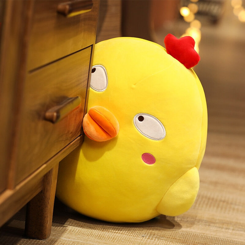 Cute Chicken Plush Toys Kawaii Cartoon Little Yellow Chicken Doll Soft Stuffed Chick Animal Pillow Xmas Gifts for Kids 25-65cm ShopOnlyDeal