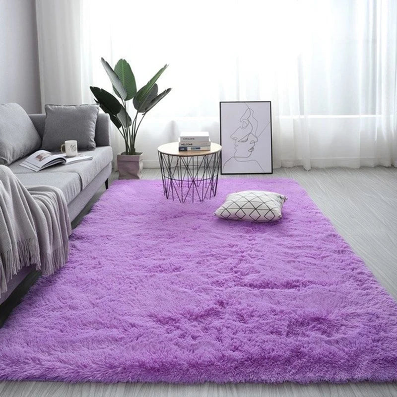 Plush Fur Carpet Soft Long Hair Imitation Wool Pad Rugs Bedroom Bedside Floor Mat Sofa Cushion Living Room White Rugs ShopOnlyDeal