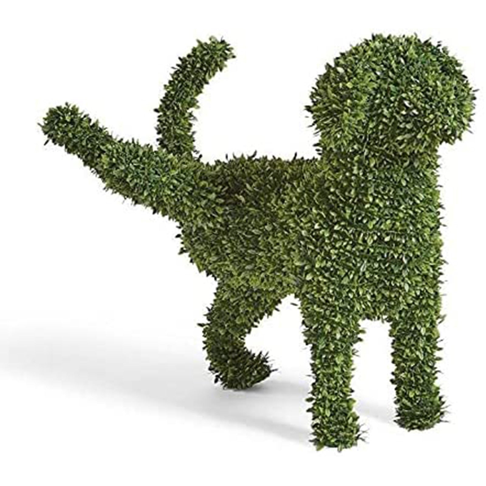 Funny Dog Statue For Garden Decorative Peeing Dog Topiary Flocking Dog Sculptures Statue Without Ever a Finger to Prune or Water Decorative Pet Garden Decor ShopOnlyDeal