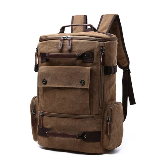 Men's Backpack Vintage Canvas Backpack School Bag Men's Travel Bags Large Capacity Backpack  Laptop Backpack Bag High Qualit ShopOnlyDeal