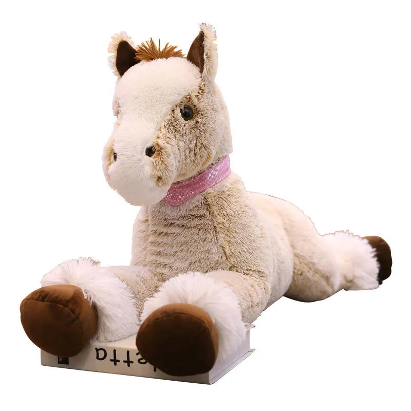 New Arrive High Quality 90-120CM Horse Plush Toys Stuffed Animal Doll Boys Girls  Birthday Gift Home Shop Decor Triver ShopOnlyDeal