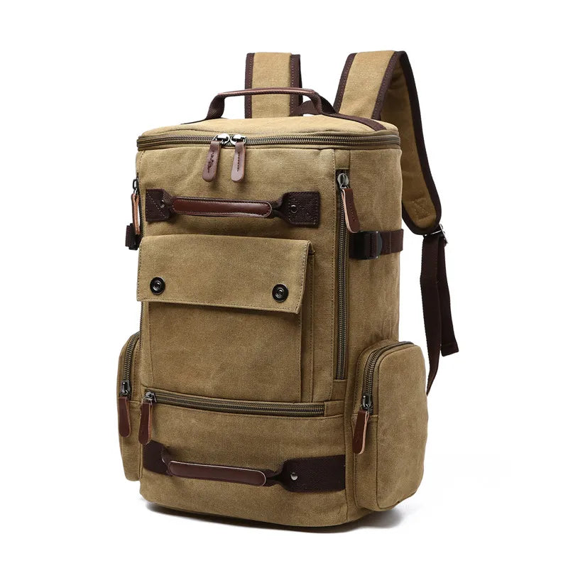 Men's Backpack Vintage Canvas Backpack School Bag Men's Travel Bags Large Capacity Backpack  Laptop Backpack Bag High Qualit ShopOnlyDeal