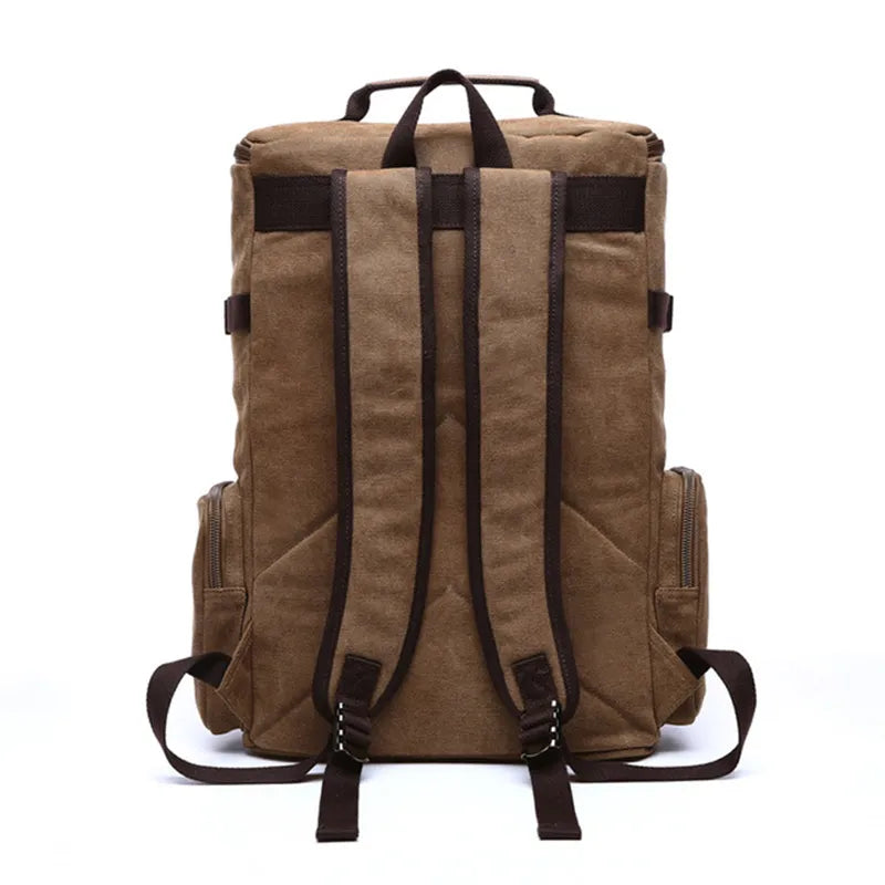 Men's Backpack Vintage Canvas Backpack School Bag Men's Travel Bags Large Capacity Backpack  Laptop Backpack Bag High Qualit ShopOnlyDeal