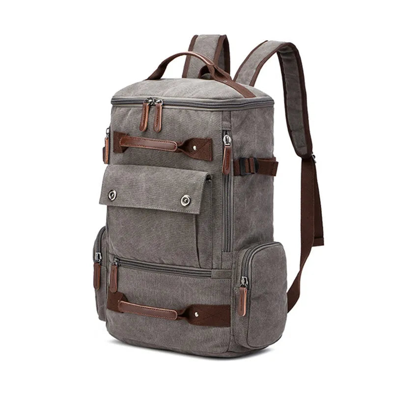 Men's Backpack Vintage Canvas Backpack School Bag Men's Travel Bags Large Capacity Backpack  Laptop Backpack Bag High Qualit ShopOnlyDeal