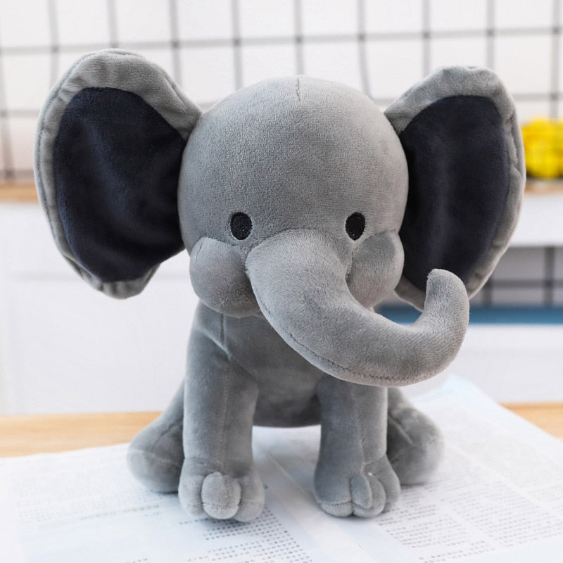 Elephant Plush Toys Baby Room Decorative Stuffed Dolls for Slepping 25cm Kawaii Animal Child Kids Plushiies Toy Pink Grey Doll ShopOnlyDeal