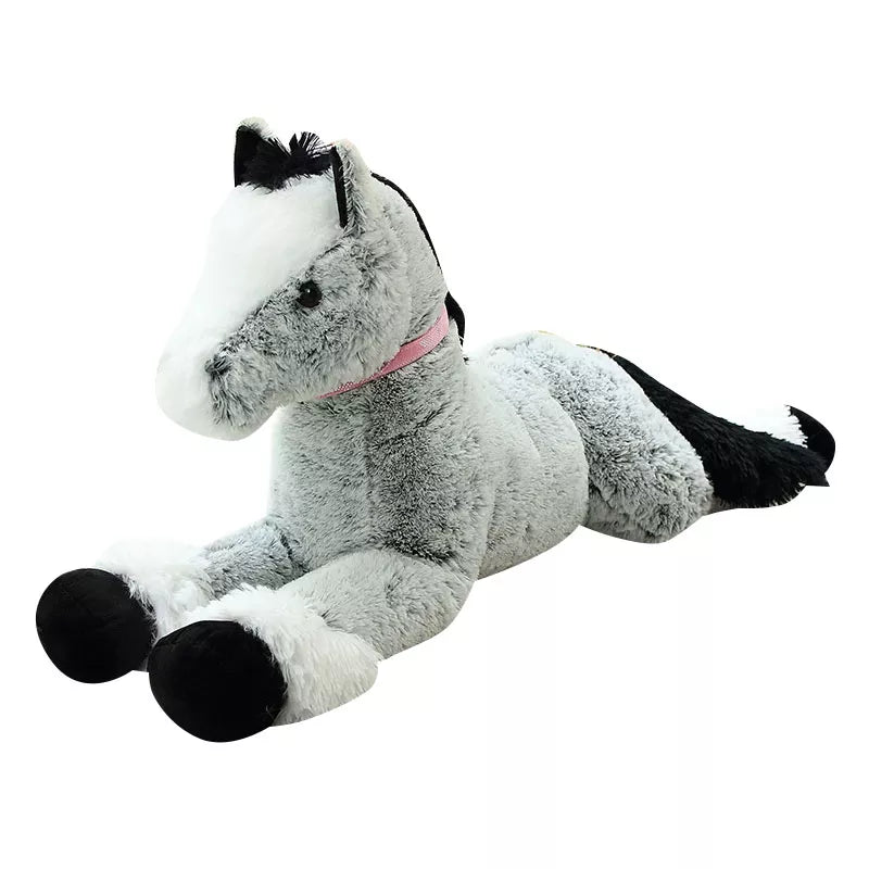 New Arrive High Quality 90-120CM Horse Plush Toys Stuffed Animal Doll Boys Girls  Birthday Gift Home Shop Decor Triver ShopOnlyDeal