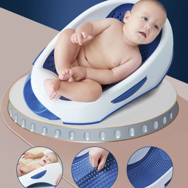 Multifunctional 2-in-1 Baby Bath Tub | Removable Newborn Anti-Slip Net | Stable & Portable Infant Wash Seat ShopOnlyDeal