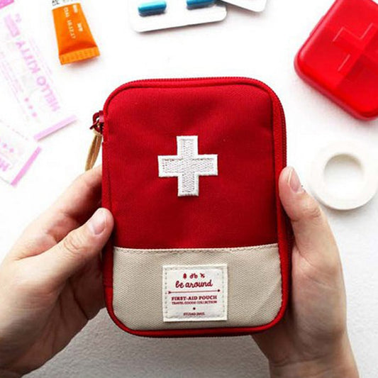 Cute Mini Portable Medicine Bag First Aid Kit Medical Emergency Kits Organizer Outdoor Household Medicine Pill Storage Bag ShopOnlyDeal