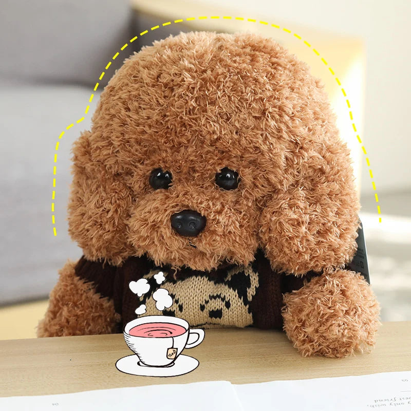 Adorable Teddy Dog Plush Toy - Large Stuffed Animal, Kawaii Body Pillow, Perfect Birthday Gift for Kids 🧸🎁🐶 ShopOnlyDeal