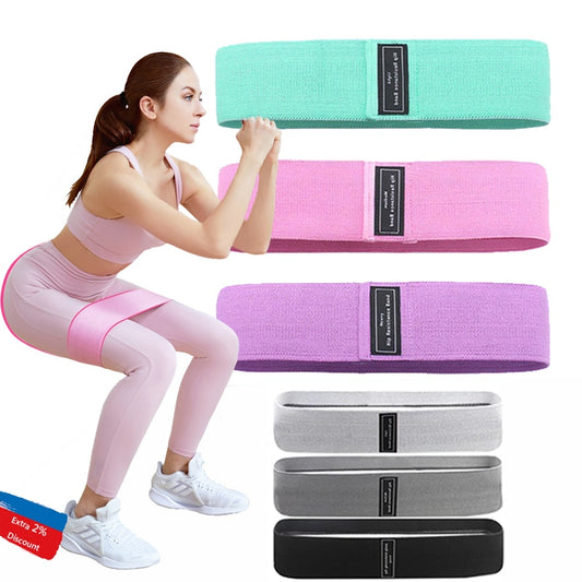 Fitness Resistance Band Buttocks Expansion Fitness Cloth Rubber Band Elastic Expander Suitable For Home Exercise Sport Equipment ShopOnlyDeal