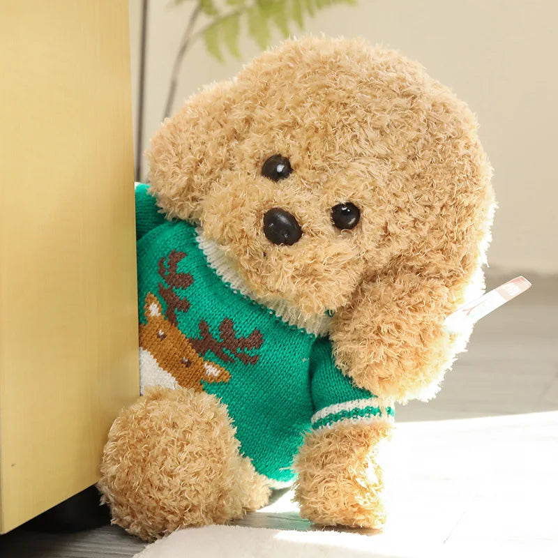 Adorable Teddy Dog Plush Toy - Large Stuffed Animal, Kawaii Body Pillow, Perfect Birthday Gift for Kids 🧸🎁🐶 ShopOnlyDeal