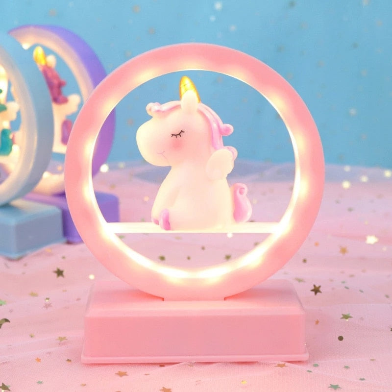 Unicorn LED Night Light - Creative Battery-Operated Lamp for Bedroom Decor ShopOnlyDeal