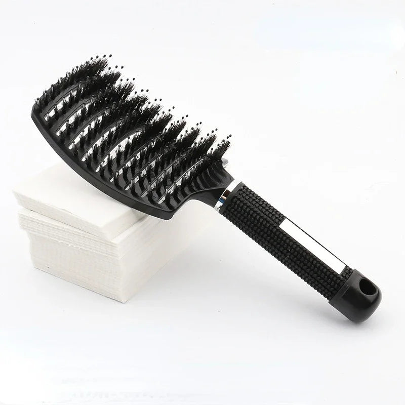 Hair Brush Scalp Massage Comb Hairbrush Bristle Nylon Women Wet Curly Detangle hair brush for Salon Hairdressing Styling Tools ShopOnlyDeal