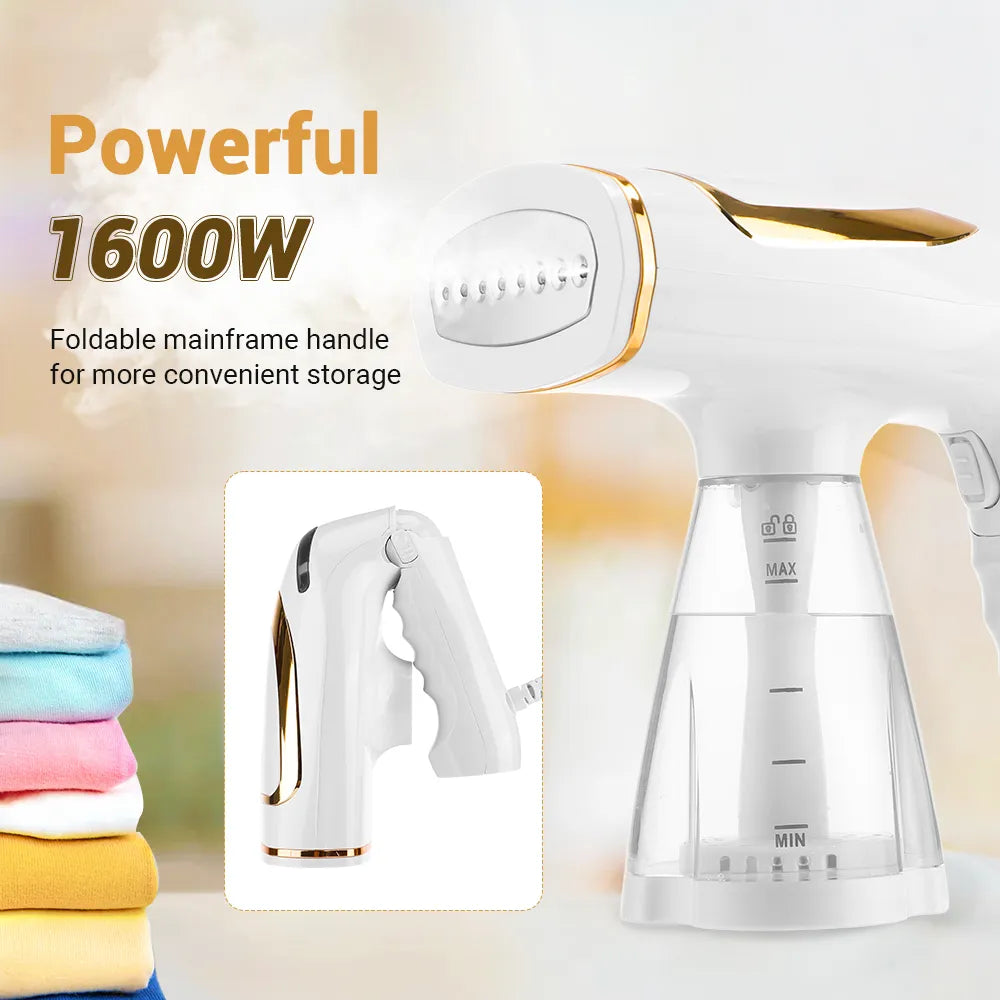 Handheld Foldable Steam Iron Garment Steamers Ironing Machine Travel Portable Ironing Machine Garment Ironing Machine Steamer ShopOnlyDeal